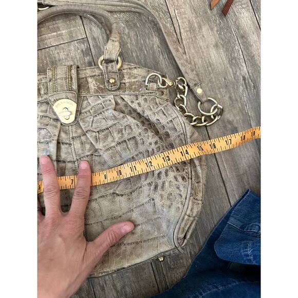 Brahmin Women's Adora Rose Antique Boulevard Distressed Leather Shoulder Handbag - Picture 7 of 13